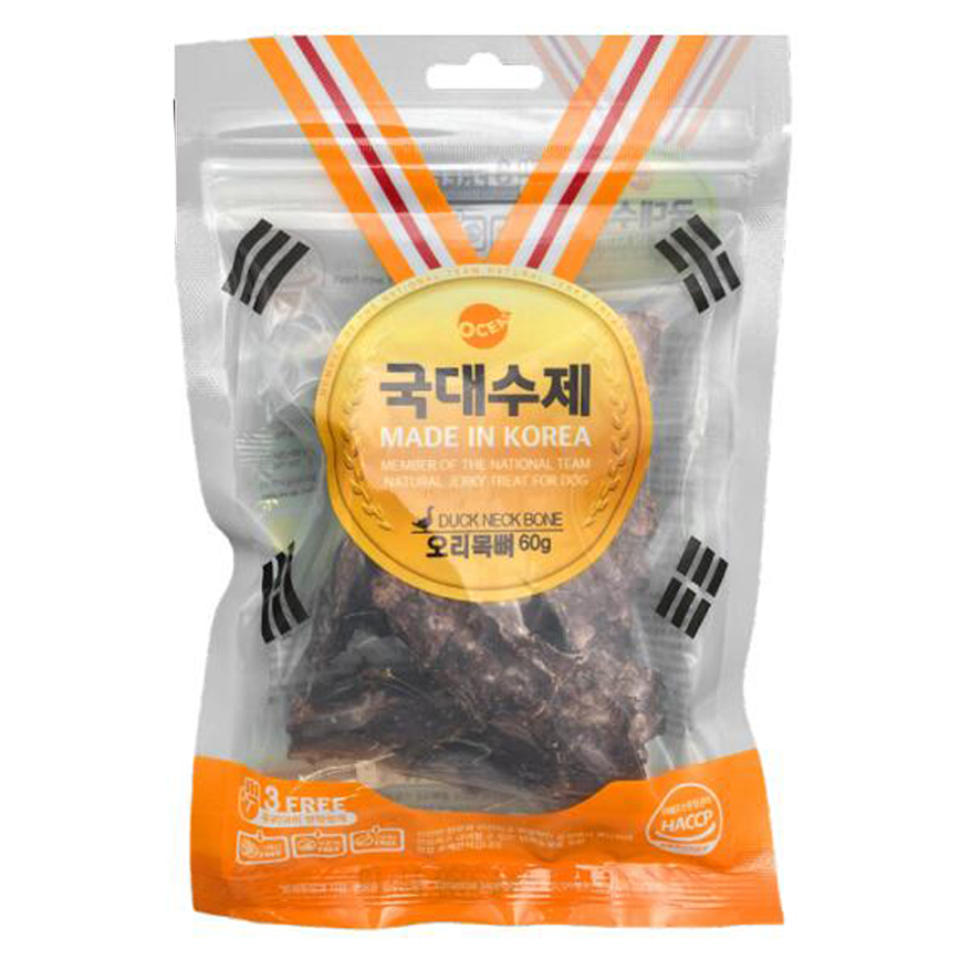 韓國風乾健康天然 狗零食 鴨頸肉 60g (N-024)