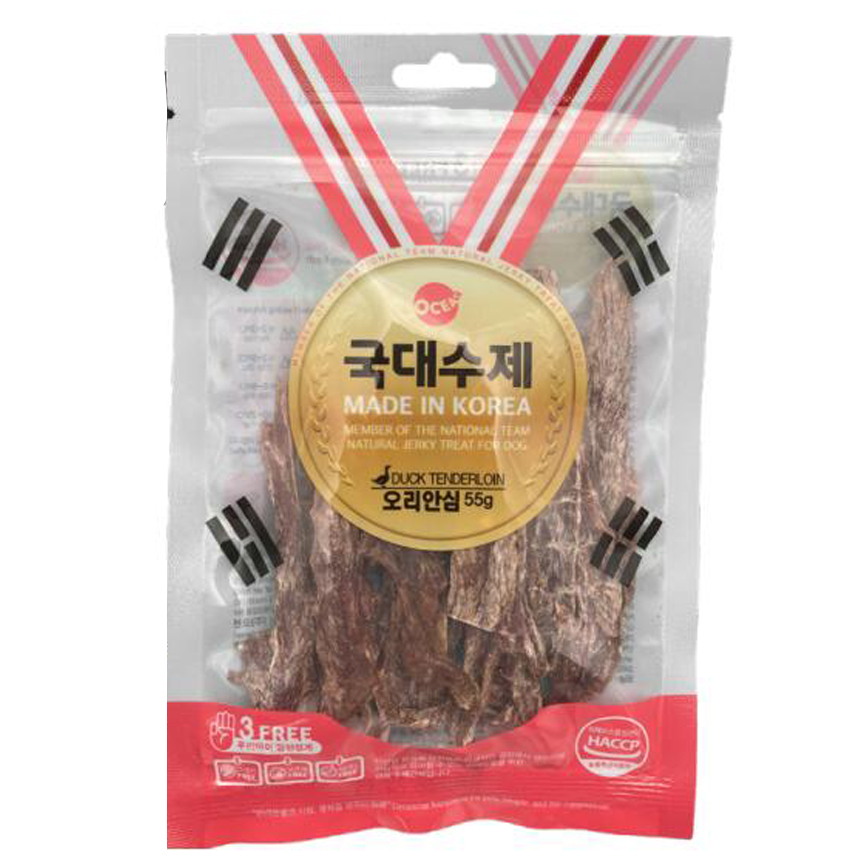 韓國風乾健康天然 狗零食 鴨肉 55g (N-025)
