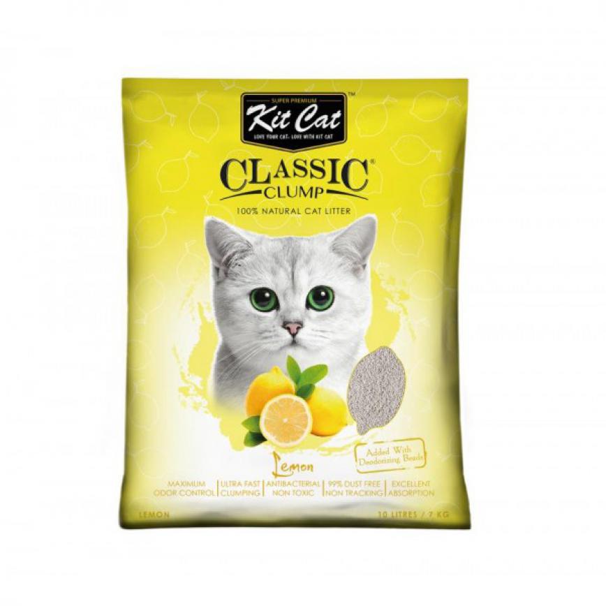 Kit Cat 天然凝結貓砂 檸檬香味 10L (KC-001)