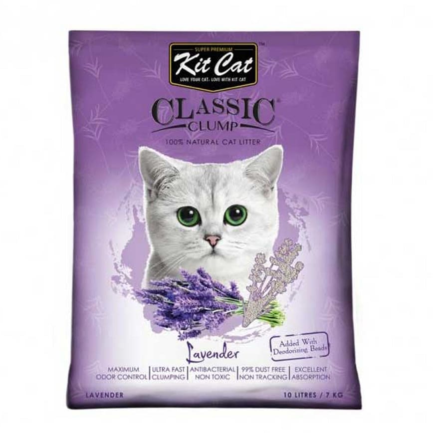 Kit Cat 天然凝結貓砂 薰衣草味 10L (KC-003)