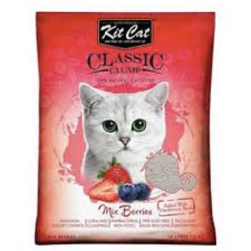 Kit Cat 天然凝結貓砂 草莓味 10L (KC-004)