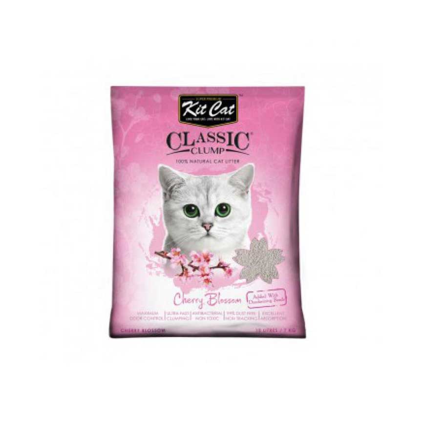 Kit Cat 天然凝結貓砂 櫻花味 10L (KC-007)