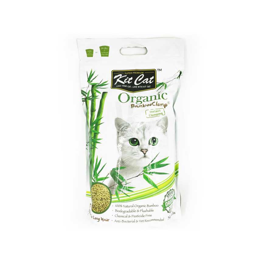 Kit Cat 有機竹子貓砂 長毛貓配方 3kg (KC-722)