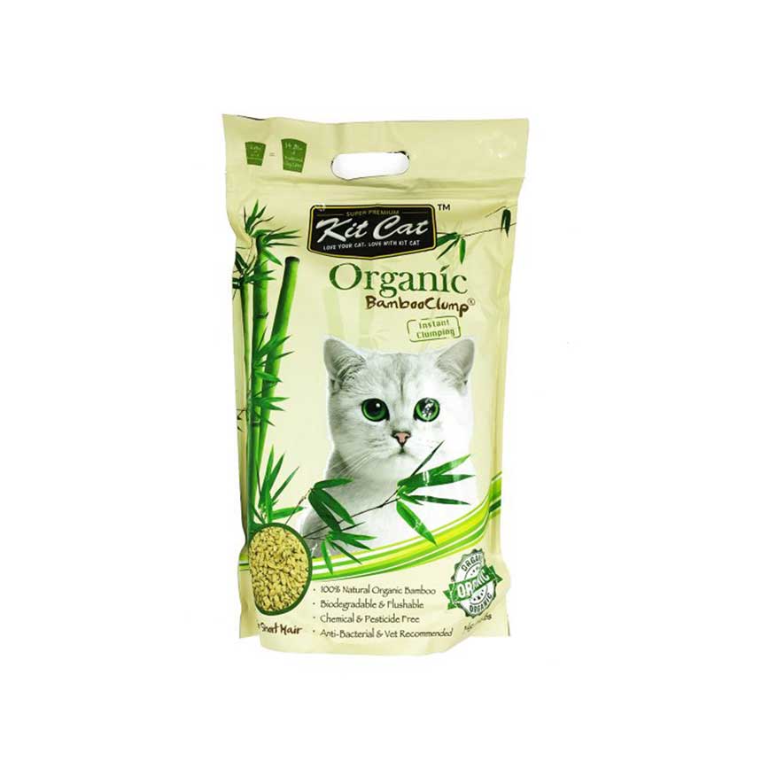 Kit Cat 有機竹子貓砂 短毛貓配方 3kg (KC-739)