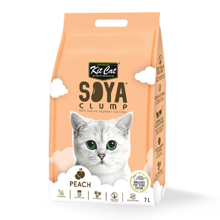 Kit Cat 豆腐貓砂 桃味 7L (KC-9378)