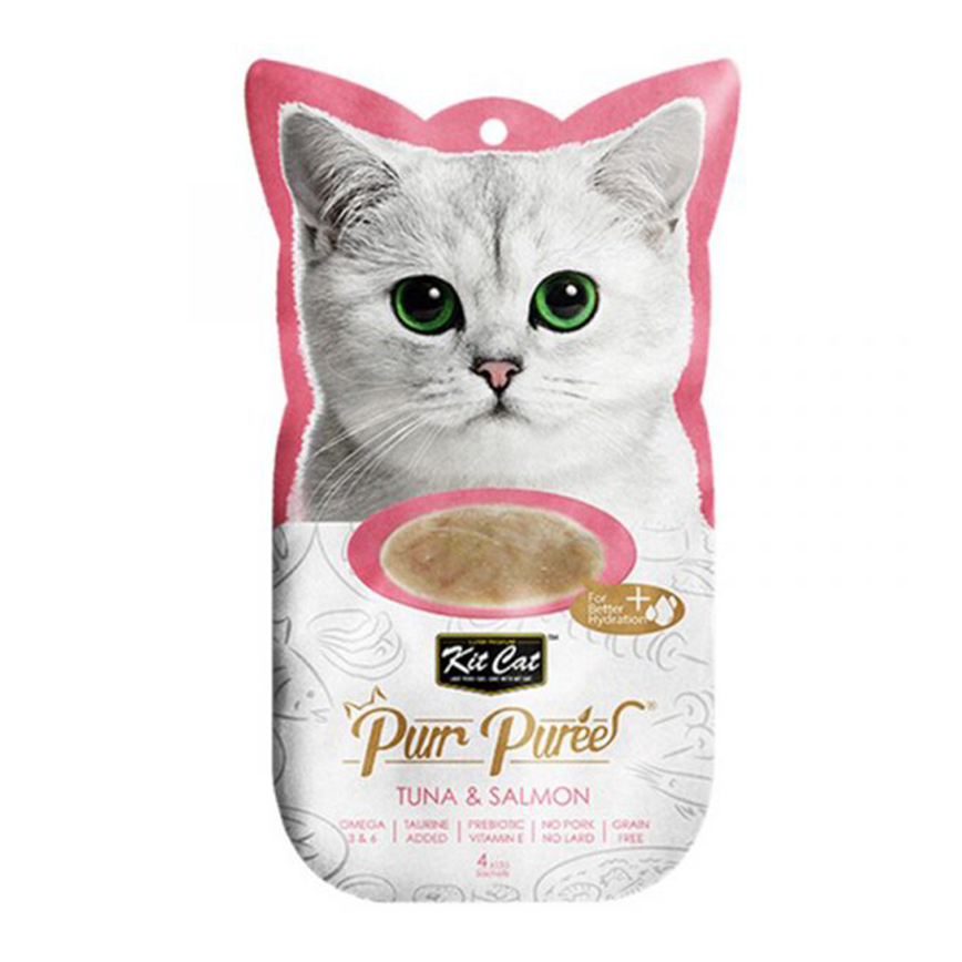 Kit Cat Purr Puree 養生肉醬 吞拿魚+三文魚 60g (KC-836)
