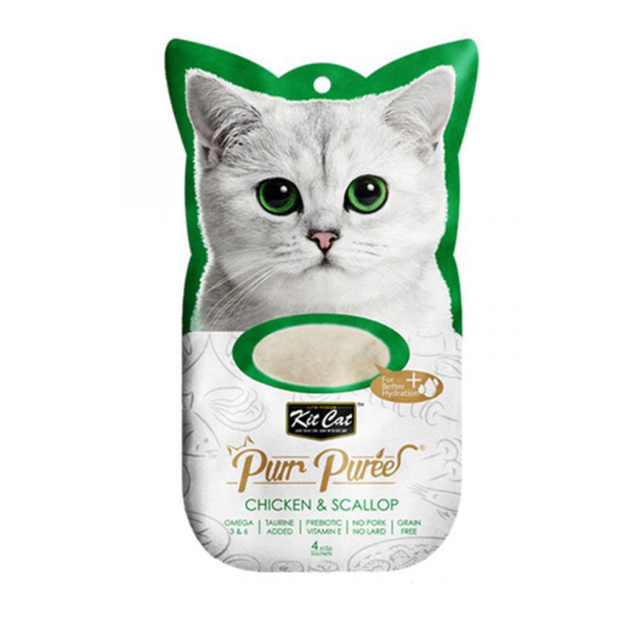 Kit Cat Purr Puree 養生肉醬 雞+扇貝 60g (KC-904)
