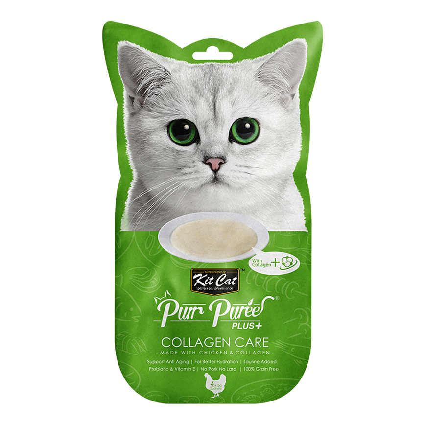 Kit Cat Purr Puree Plus 養生雞肉醬 膠原蛋白 60g (KC-3239)