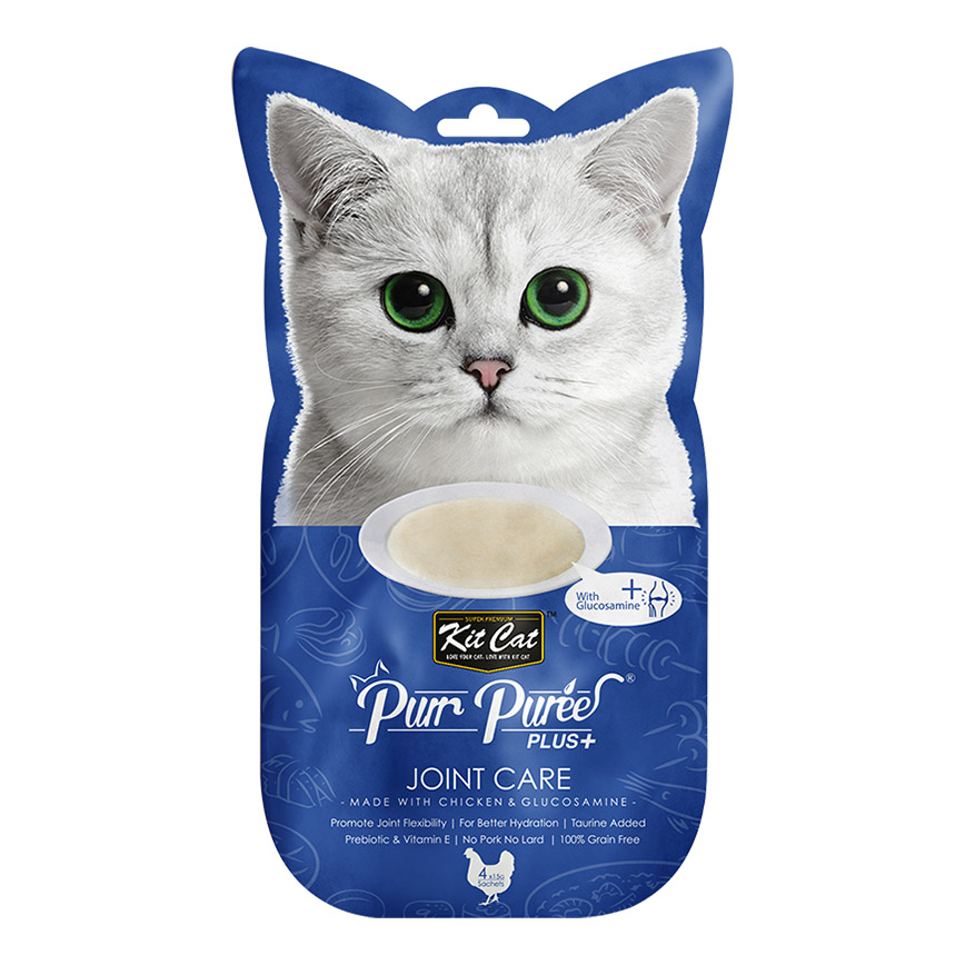 Kit Cat Purr Puree Plus 養生雞肉醬 關節護理 60g (KC-3246)
