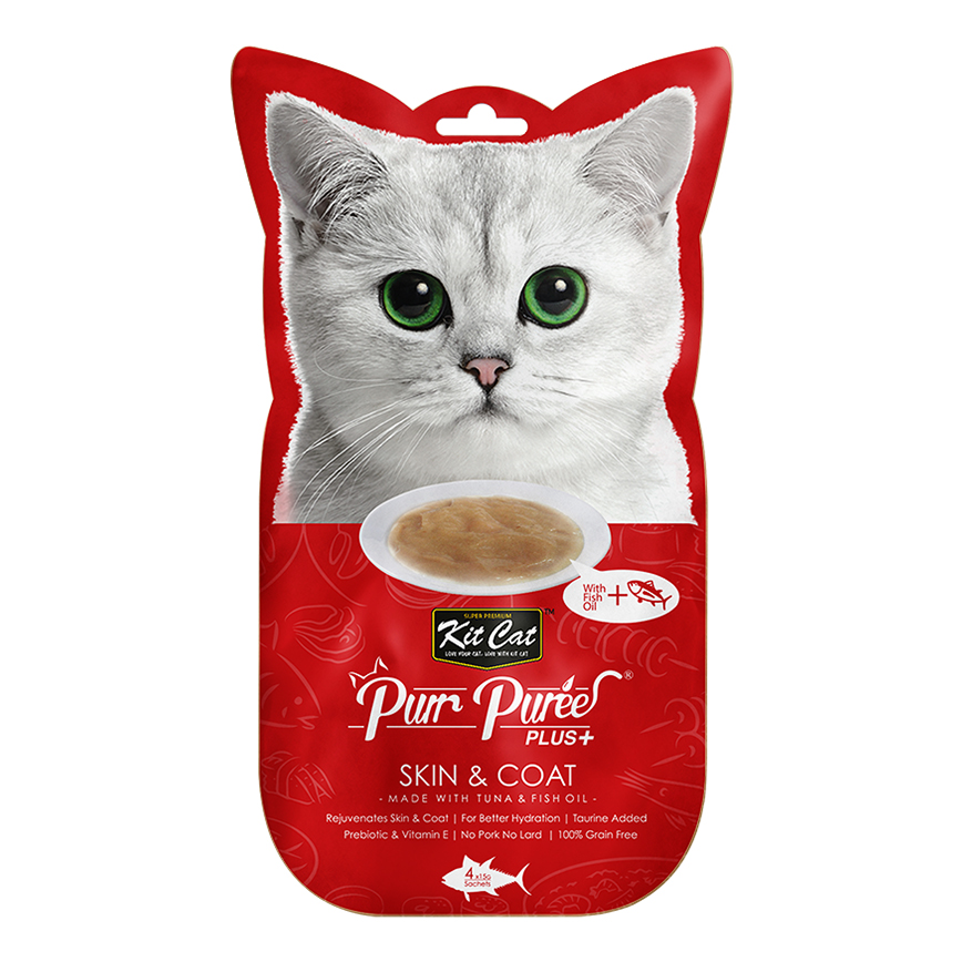 Kit Cat Purr Puree Plus 養生魚肉醬 皮膚護理 60g (KC-3260)