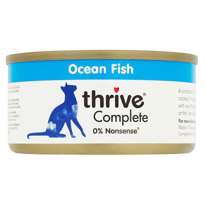 Thrive 貓罐頭 脆樂芙 鯖魚+銀魚+海蝦 75g (藍色) (T_C_C_OF)
