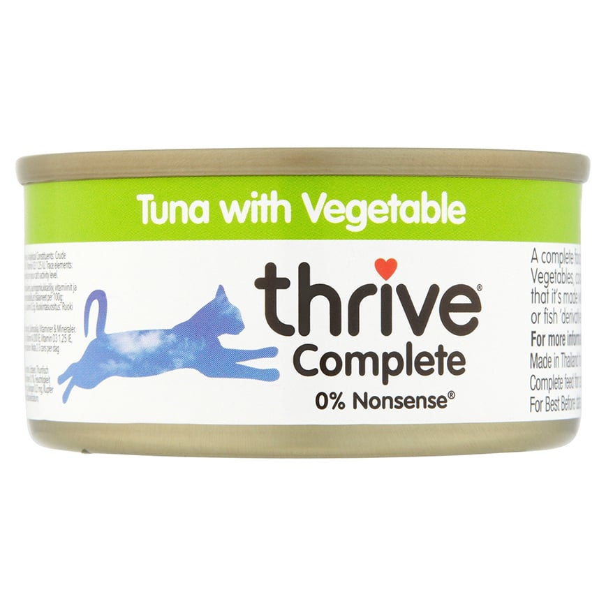 Thrive 貓罐頭 脆樂芙 吞拿魚+蔬菜 75g (青綠色) (T_C_C_N1)