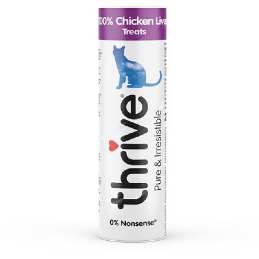 Thrive 貓狗零食 脆樂芙 冷凍脫水小食 雞肝 Freeze Dried Chicken Liver 25g (貓犬用) (T_C_CL)