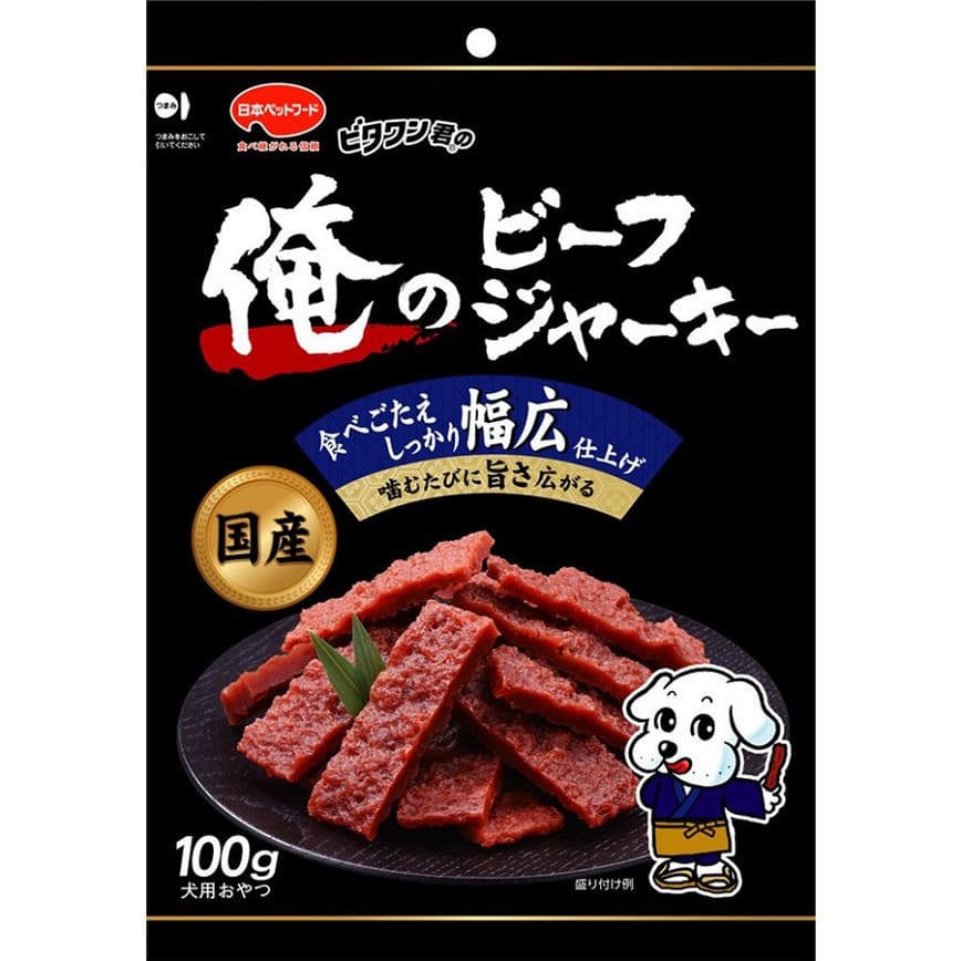 日本Vita One 狗零食 俺の牛肉乾 100g