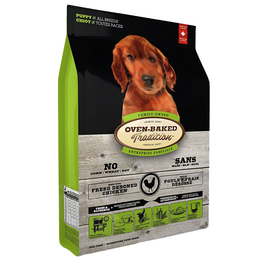 Oven Baked 狗糧 幼犬配方 大粒 25lb (綠色) (OBT_25P)