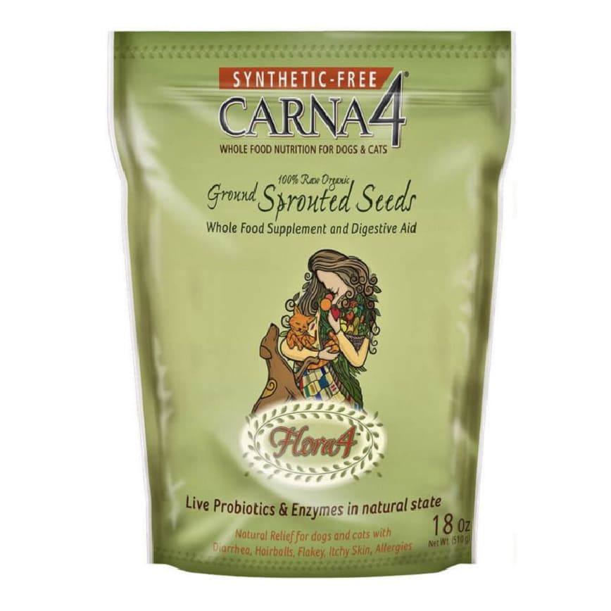 CARNA4 100%有機發芽種子粉 18oz (貓狗共用) (CN3171)
