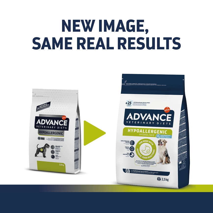 ADVANCE 處方糧 狗糧 低過敏源配方 HYPOALLERGENIC 2.5kg (591219) (新舊包裝隨機發貨)