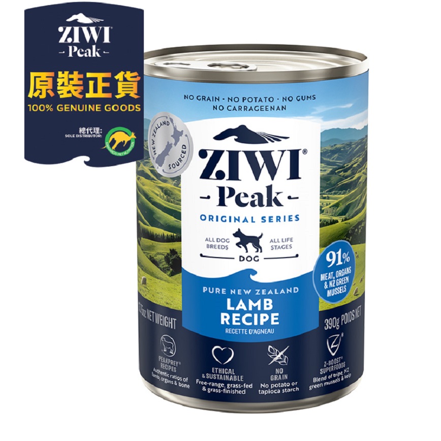 ZiwiPeak 狗罐頭 羊肉配方 390g