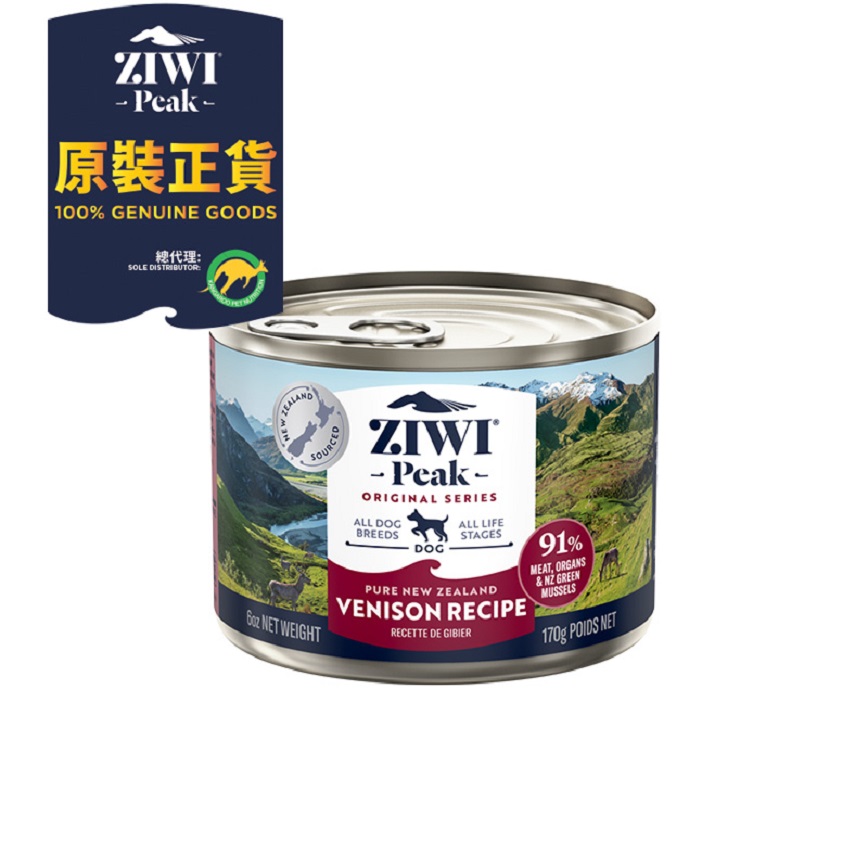 ZiwiPeak 狗罐頭 鹿肉配方 170g