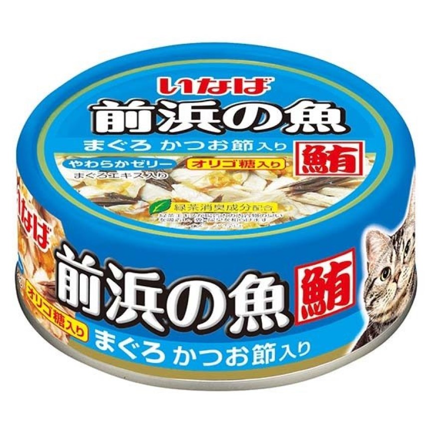 CIAO 貓罐頭 INABA 前浜の魚 金槍魚+鰹魚 115g (IWF-152) 圖 1