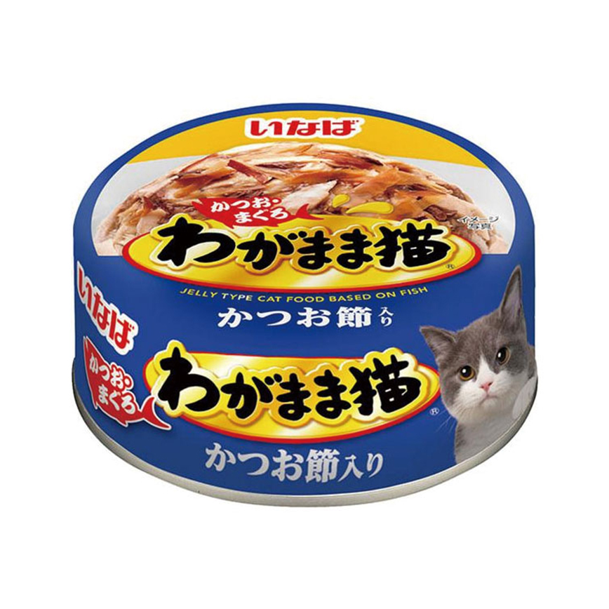 CIAO 貓罐頭 INABA わがまま猫 鰹魚+金槍魚 115g (IM-271) (寶藍) 圖 1