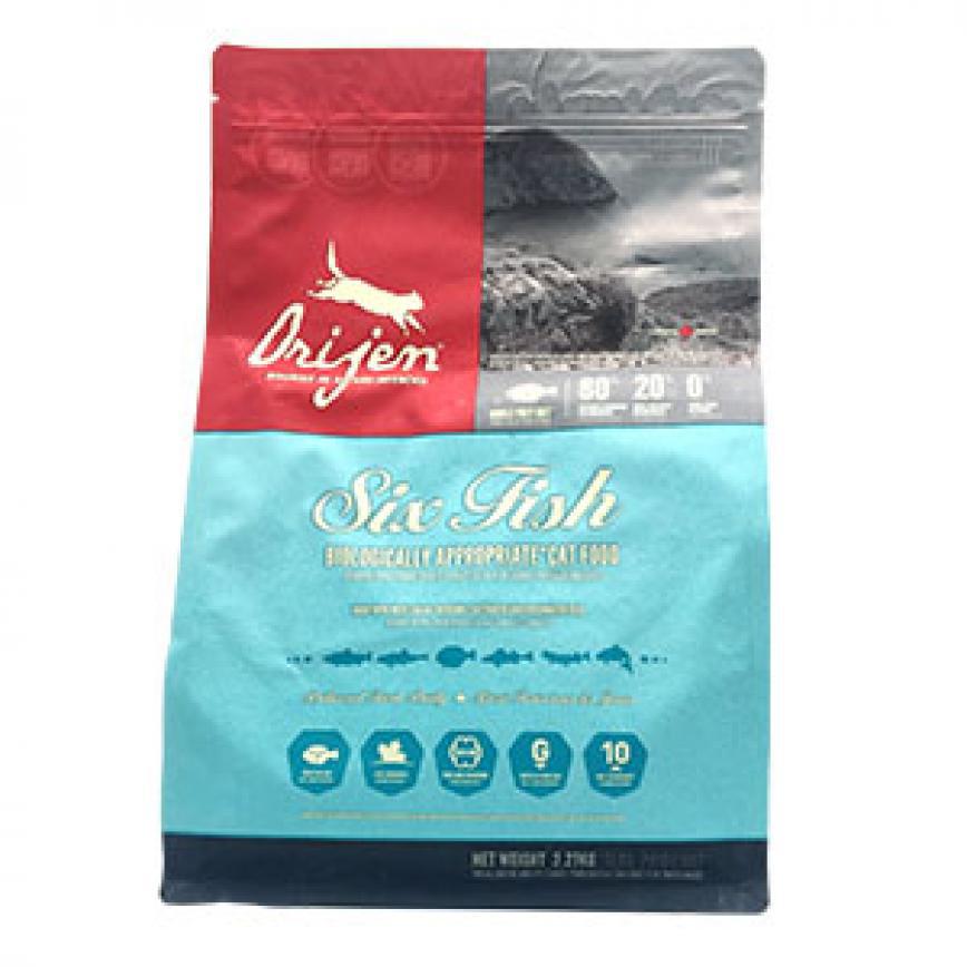 Orijen 貓糧 渴望貓糧 無穀物貓糧 六種魚味 2.27kg 圖 1
