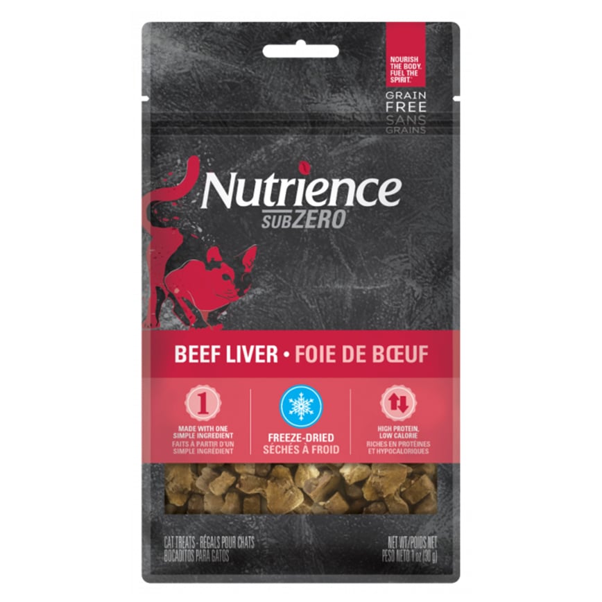 Nutrience SUBZERO 貓零食 凍乾脫水貓零食 鮮牛肝 30g (C2983)