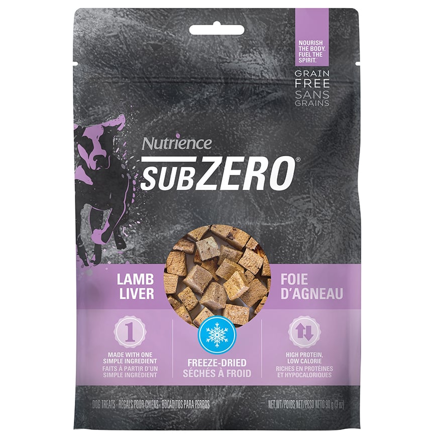 Nutrience SUBZERO 狗零食 凍乾脫水狗小食 鮮羊肝 90g (D6525) (TBS)