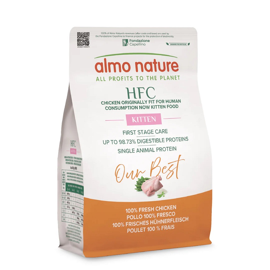 Almo Nature HFC 幼貓糧 新鮮雞肉 300g (9100/9130)