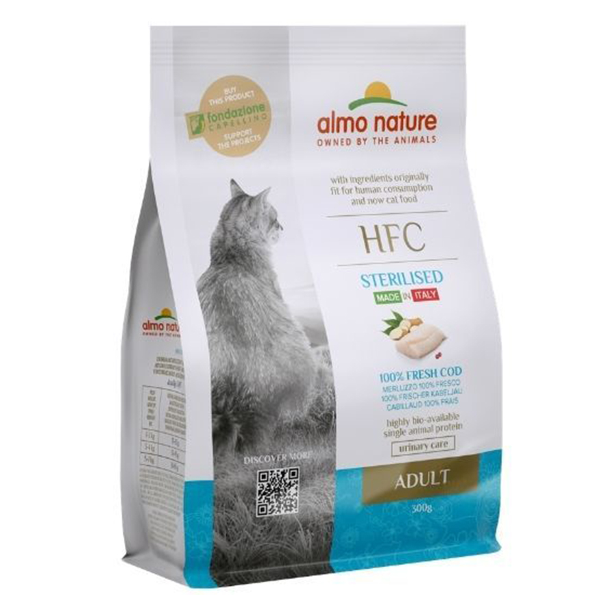 Almo Nature HFC 成貓糧 新鮮鱈魚 300g (9110)