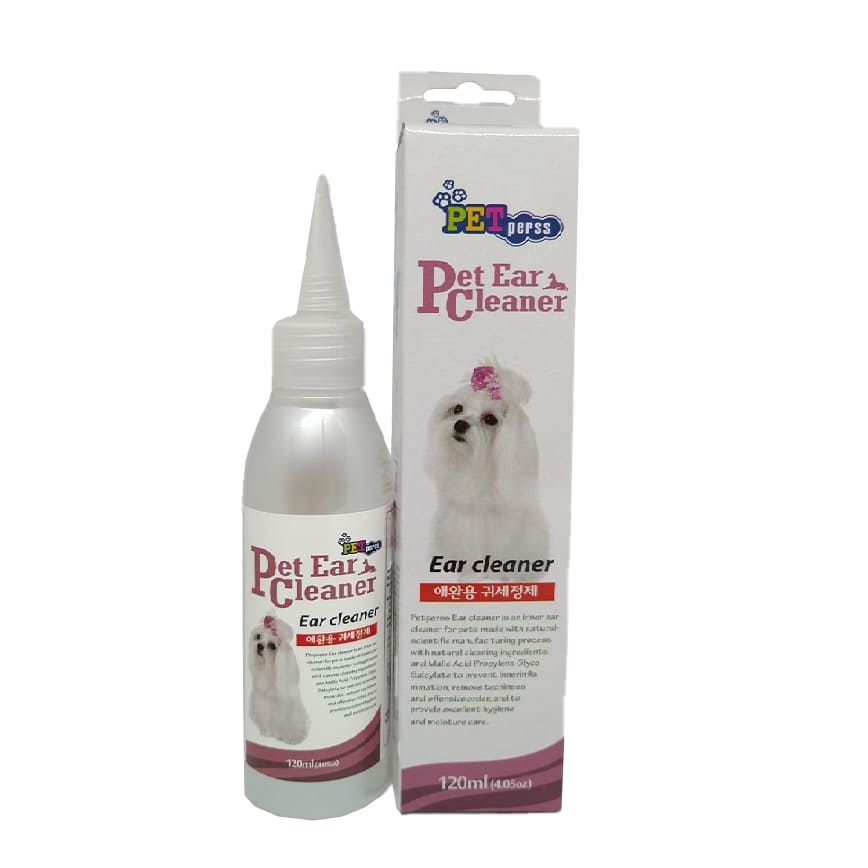 PETperss 天然耳朵清潔劑 120ml (貓犬用) (PP-90152)