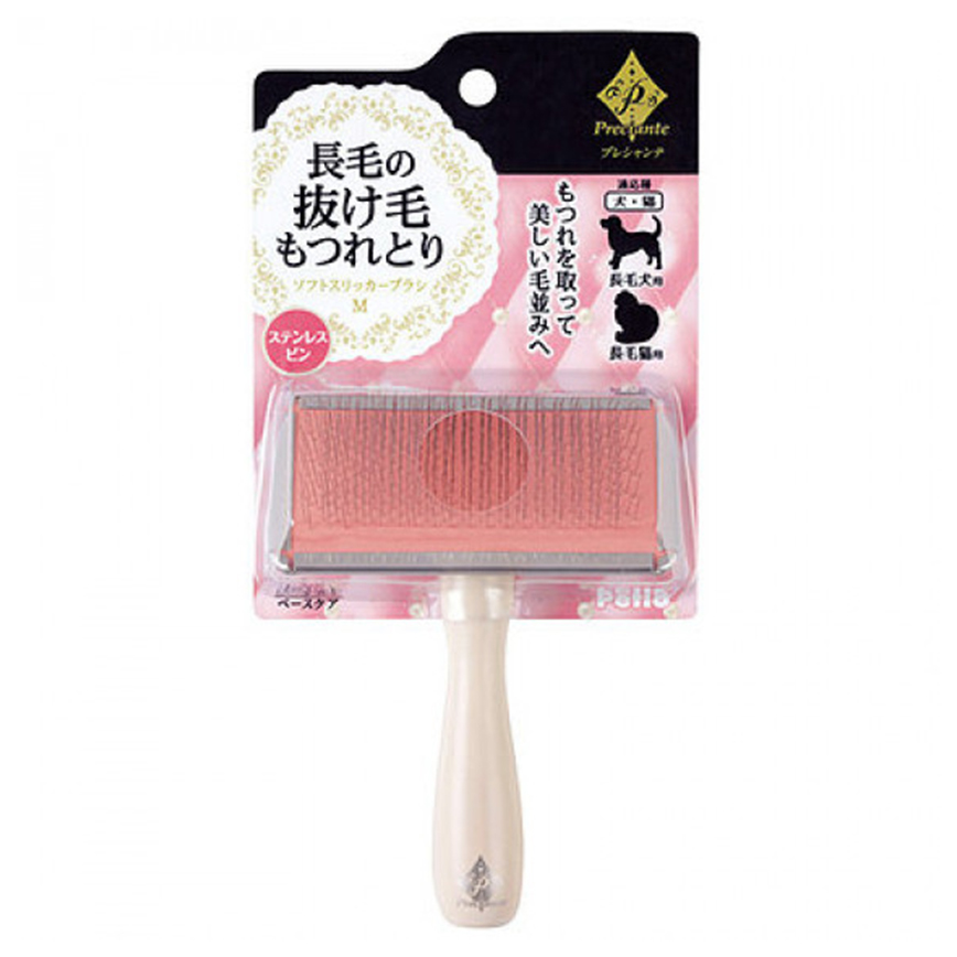 Petio Preciante 長毛貓犬專用有柄軟針梳 中 (91600897)
