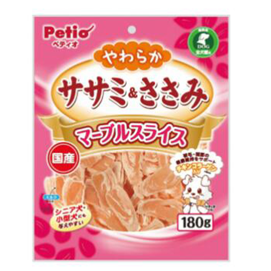 Petio 狗零食 日本產牛奶雞胸肉薄片 膠原蛋白+毛髮關節健康 180g (90501692) (TBS) 圖 1