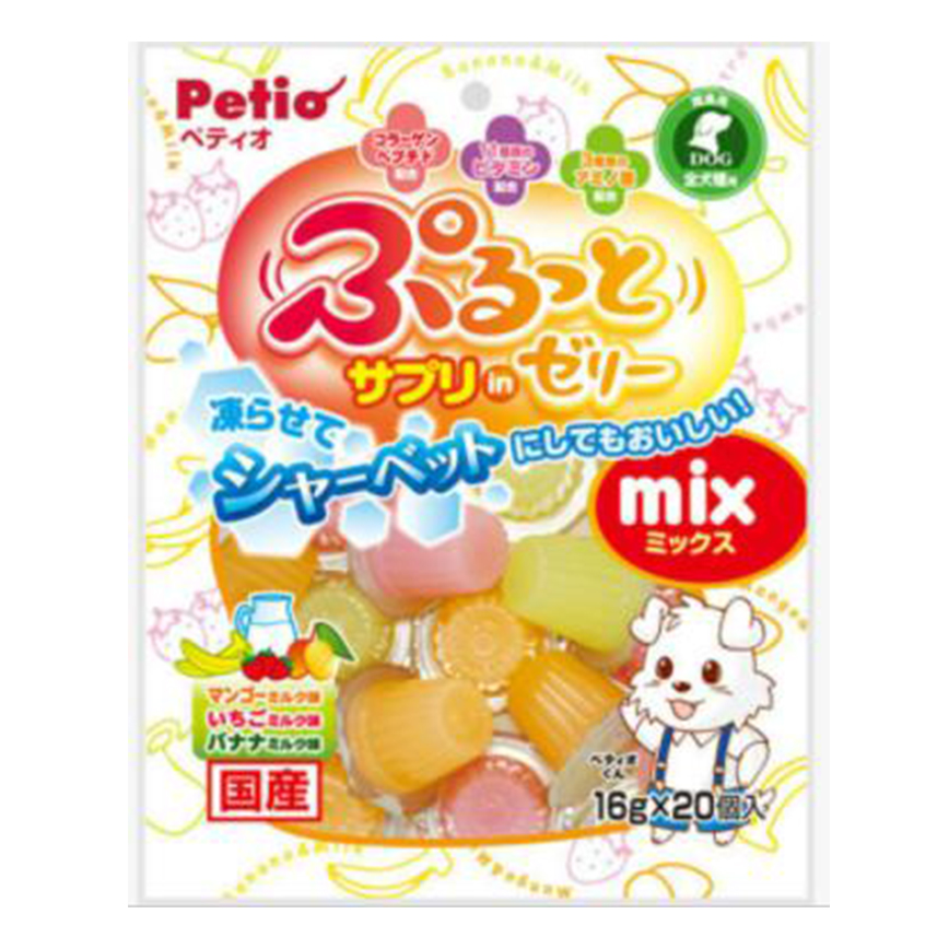 Petio 狗零食 日本產零脂肪低卡路里 營養保健啫喱 320g (90500925) 圖 1