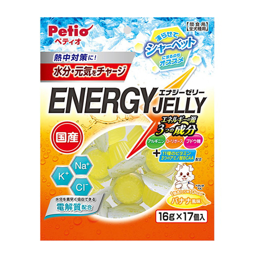 Petio 狗零食 日本產香蕉味補充水分&能量啫喱 272g (90502438) 圖 1