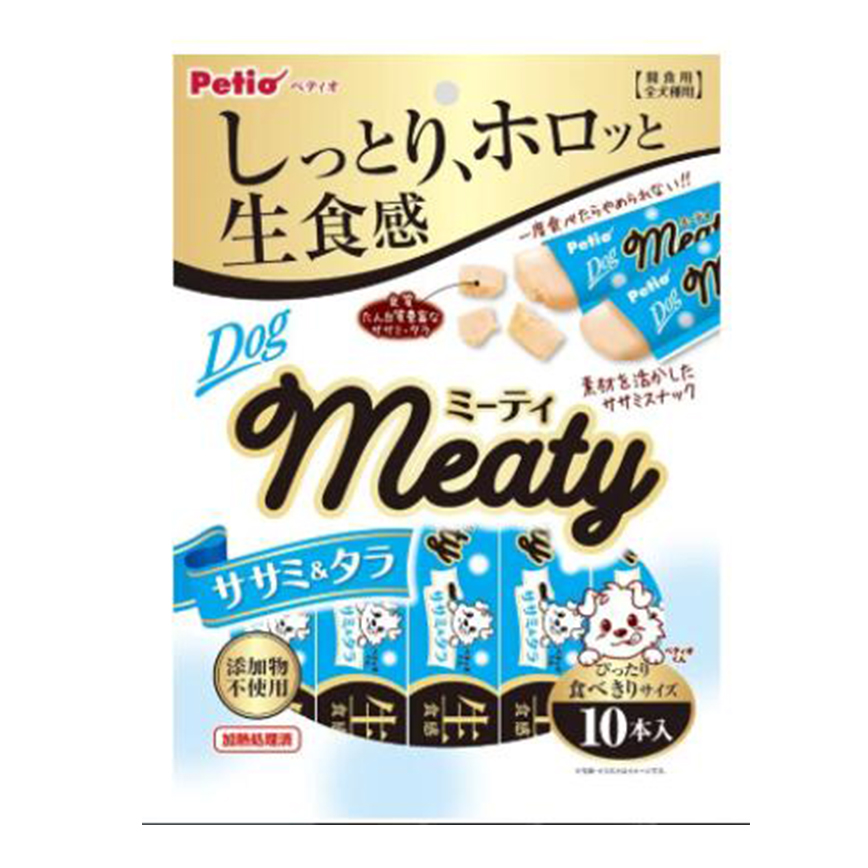 Petio 狗零食 無添加 生食感雞鱈魚&雞胸肉 肉醬 10支裝 (90502312) 圖 1