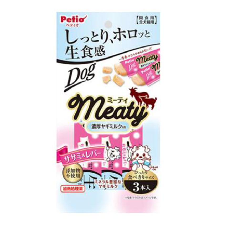 Petio 狗零食 無添加 生食感 山羊奶&雞胗&雞胸肉肉醬 (+鈣・ 鐵・ 維他命) 3支裝 (90502443) 圖 1