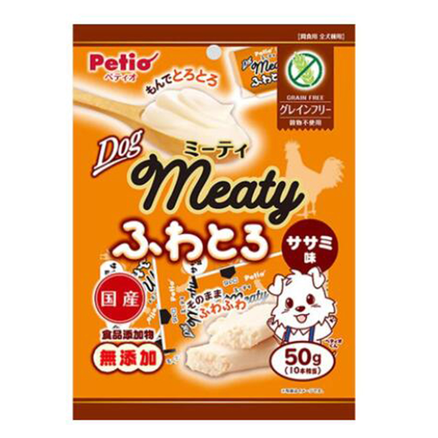 Petio 狗零食 Meaty 日本產 低敏無穀物 無添加 鬆軟雞胸肉肉醬 50g (90502552) 圖 1