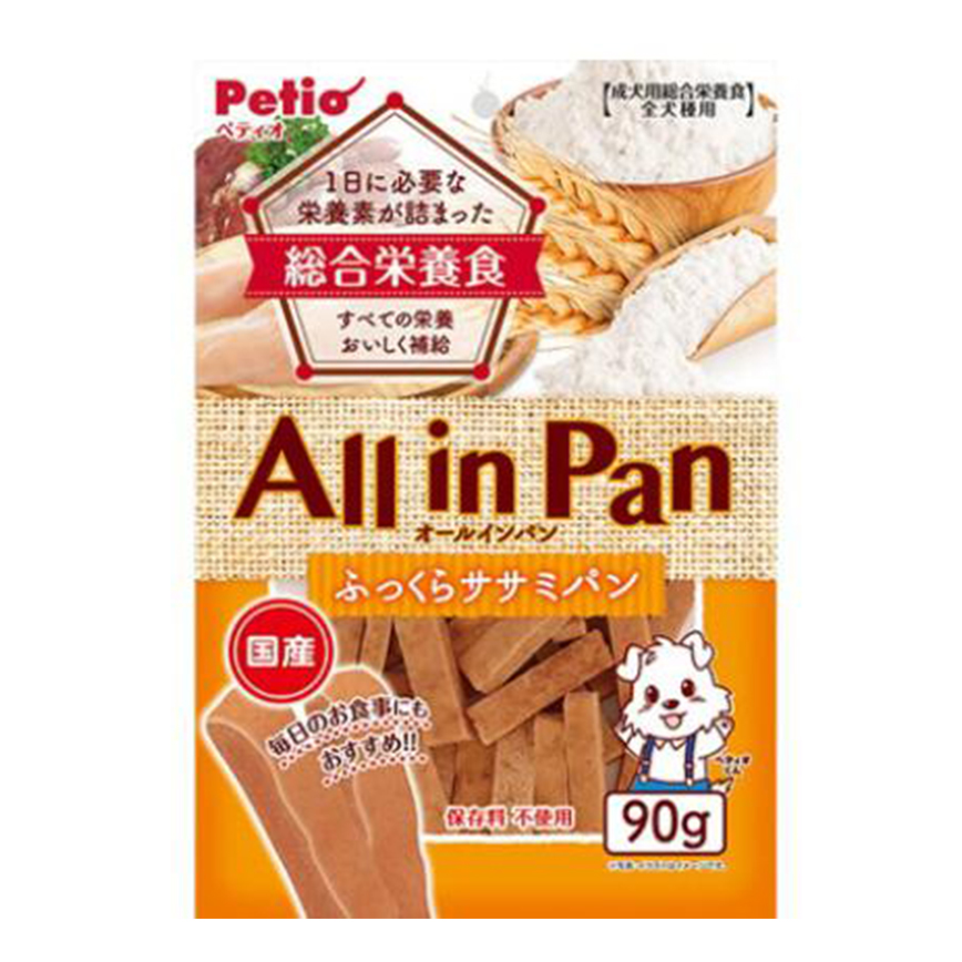 Petio 日本產 綜合營養 鬆軟雞胸肉麵包條 90g (90502547) (停售) 圖 1