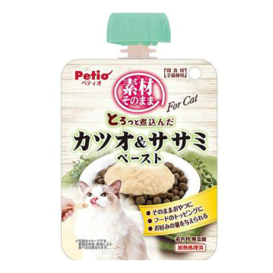 Petio 貓零食 燉煮低脂鰹魚&雞胸肉醬 (腸道健康) 原汁原味 (90602252) 圖 1