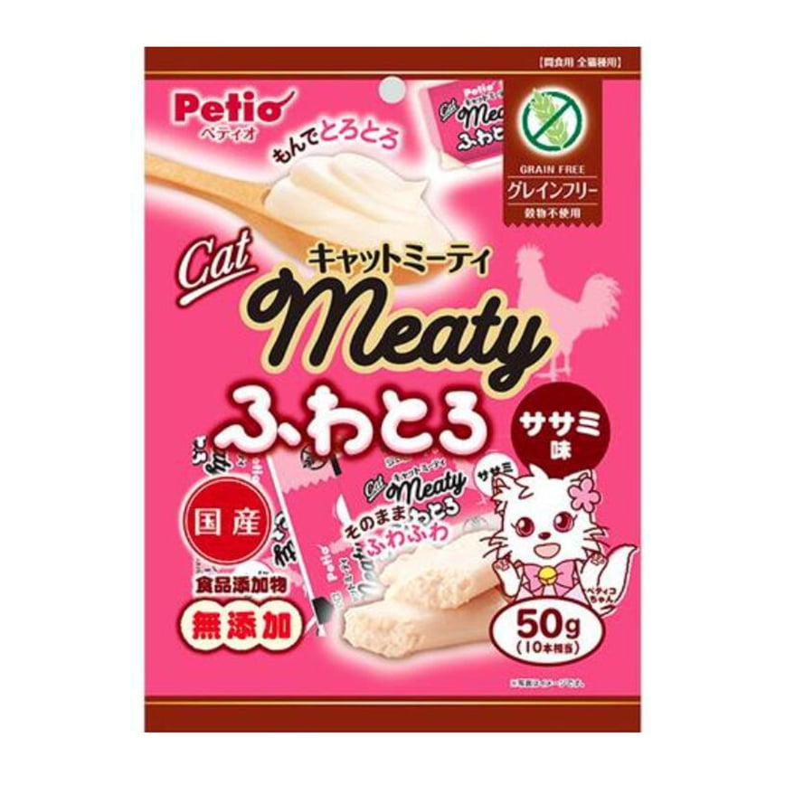 Petio Meaty 貓零食 日本產無穀物 鬆軟雞胸肉肉醬 50g (90602562)