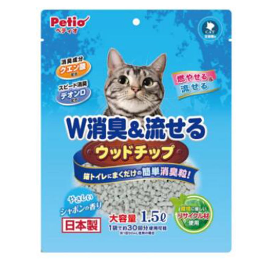 Petio可沖廁消臭粒 沐浴香 1.5L (91601983)