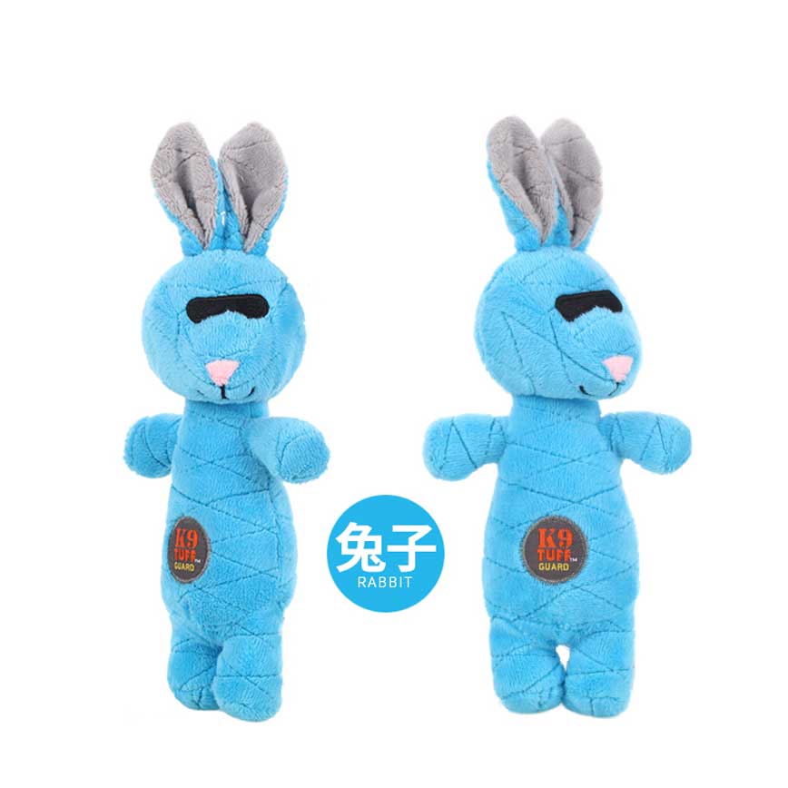 Charming Pet 嚴選狗狗訓練磨牙玩具 藍色兔子 一個