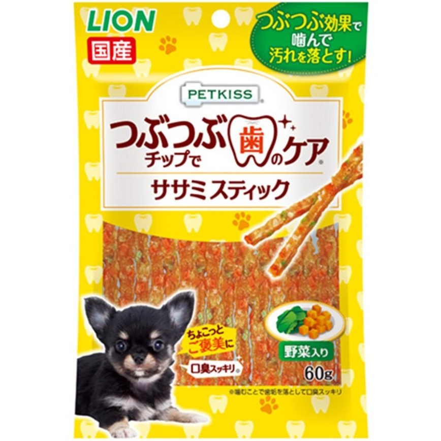 日本LION Pet 狗小食 潔齒棒 雞肉野菜味 60g (停售)