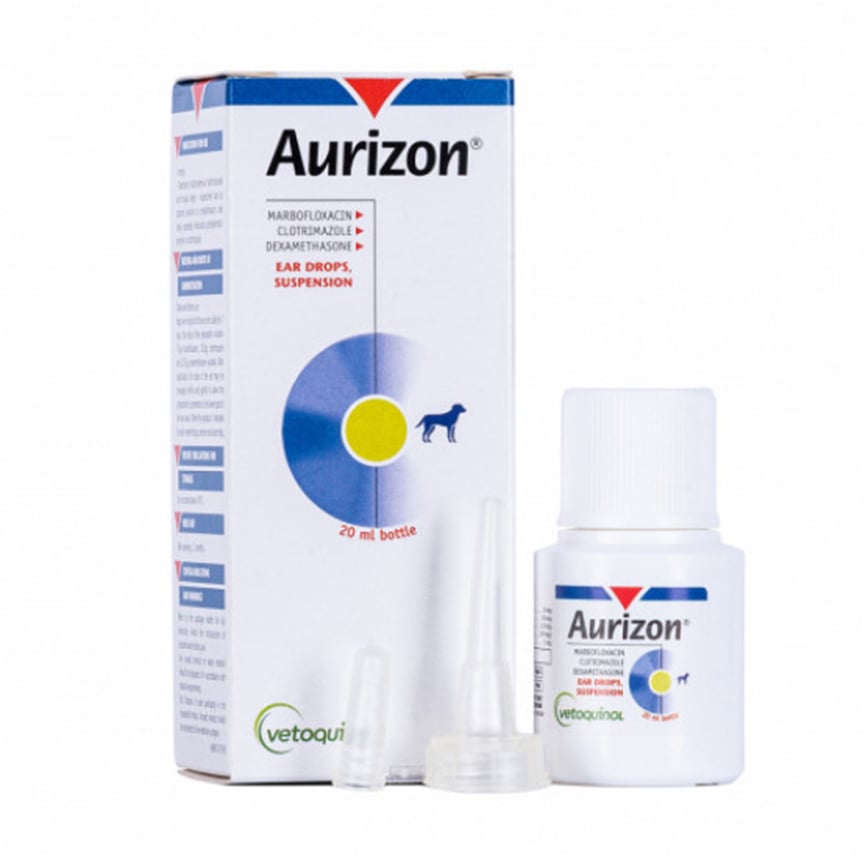 Aurizon ear drops for dogs治療真菌和外耳炎耳水 10ml