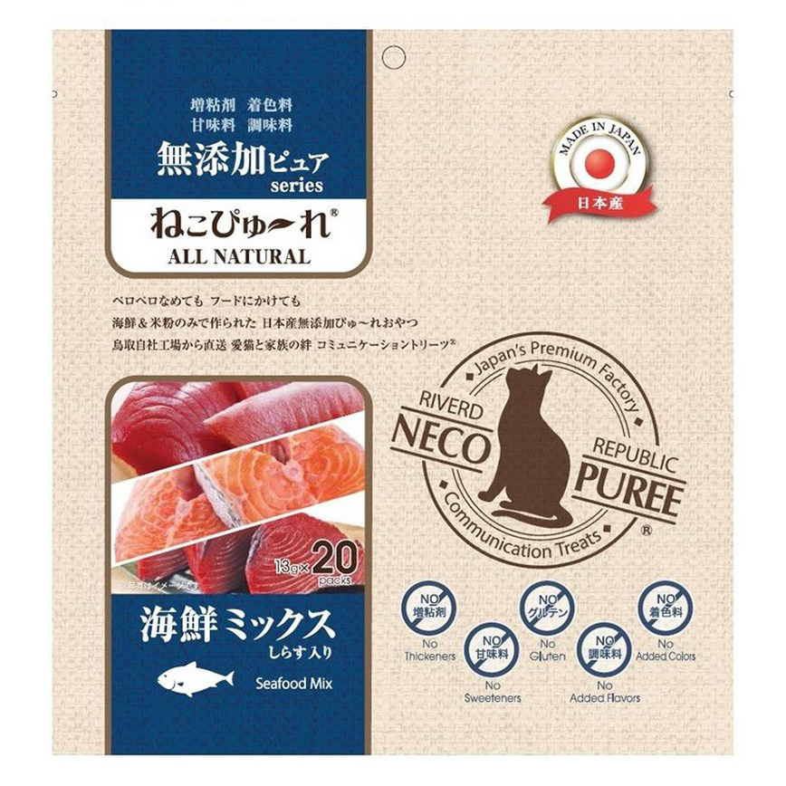Riverd Republic PureValue5 貓用無添加肉泥小食 雜錦海鮮 13g*20本 (RR-531)