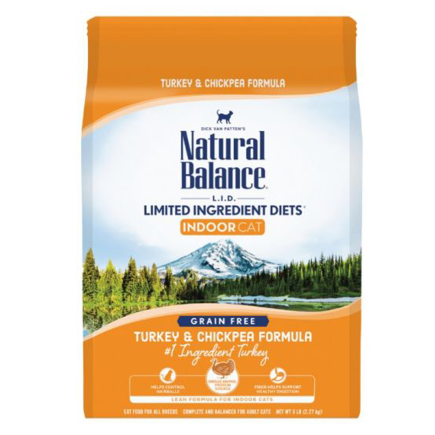 Natural Balance 貓糧 L.I.D. 肉食系列 火雞 室內成貓配方 10lb (14918)