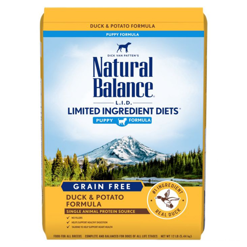 Natural Balance 狗糧 L.I.D. 無穀系 鴨肉薯仔 幼犬配方 12lb (77772) (停售)
