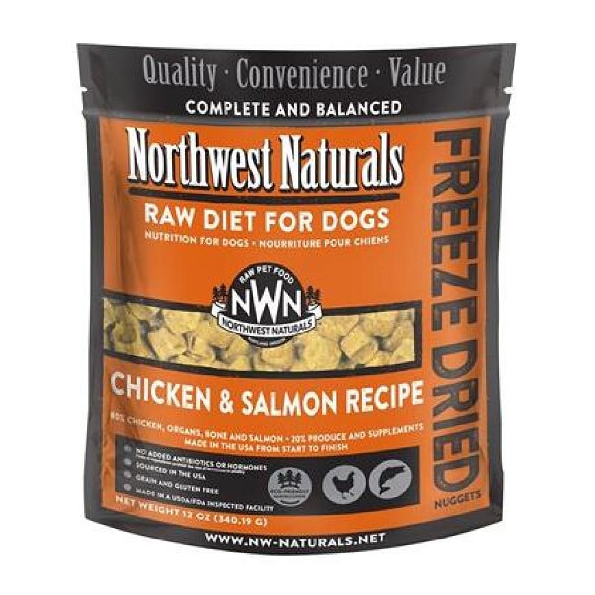 Northwest Naturals 無穀物凍乾脫水狗糧 雞肉+三文魚 12oz 340g (NWFDSAL)