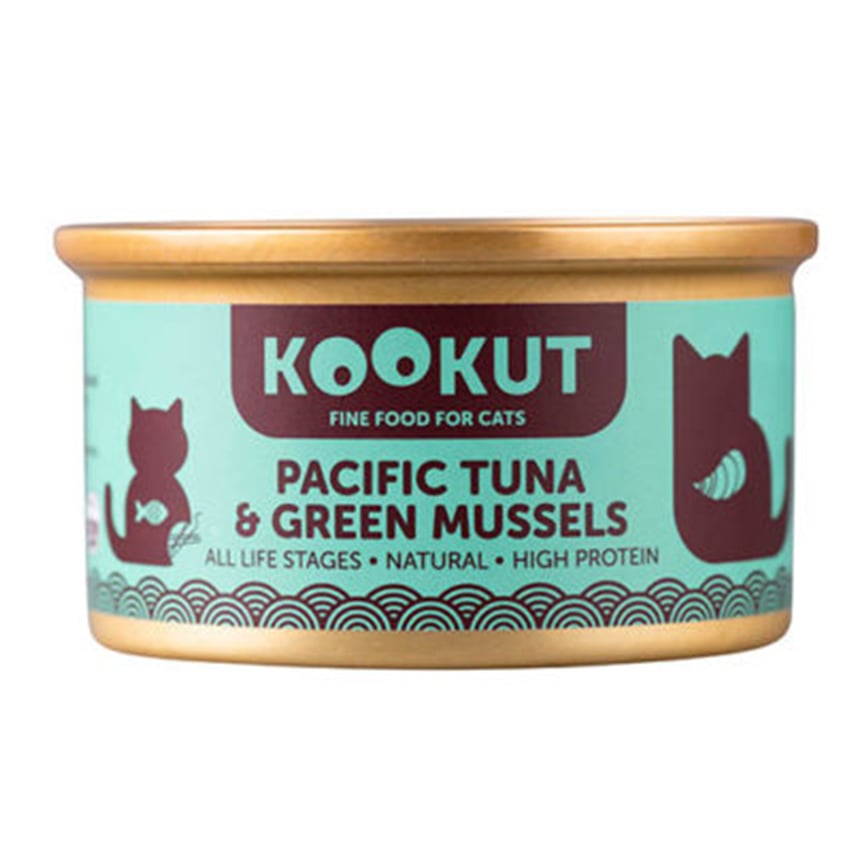 KOOKUT 貓罐頭 太平洋吞拿魚綠唇青口仔 70g (WCKUCW1010405) 圖 1